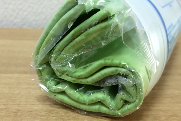 Swim towel with water droplets