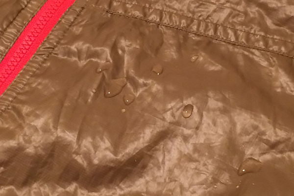 Windbreaker after Nikwax bath